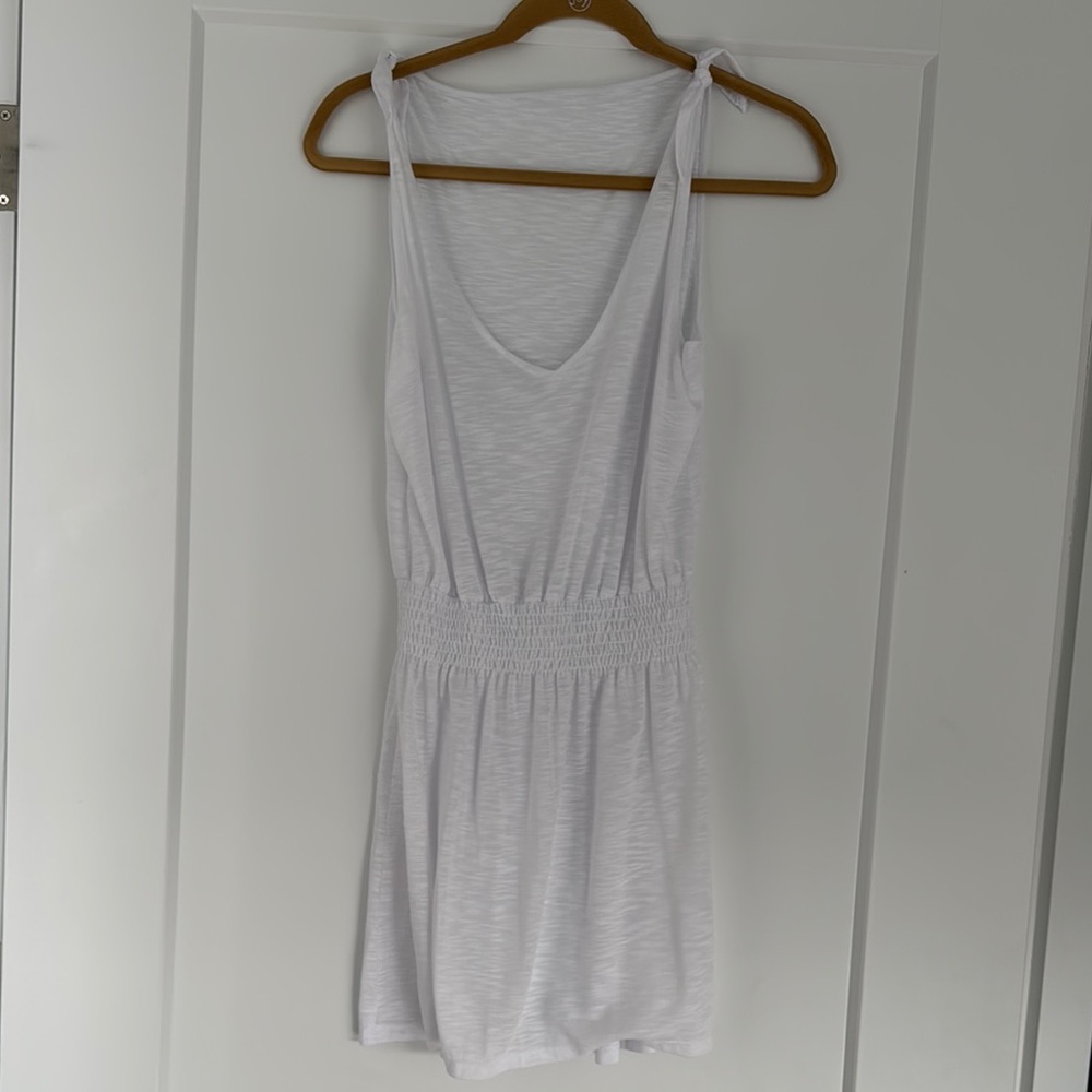 White Sleeveless Cover-Up